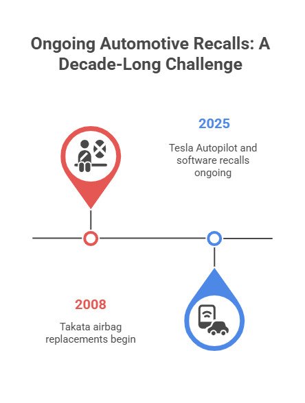 ongoing automotive recalls