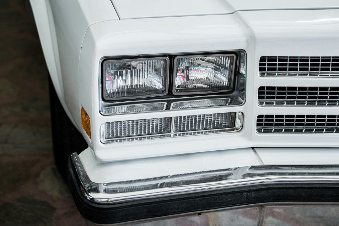 close-up of an old Chevrolet car