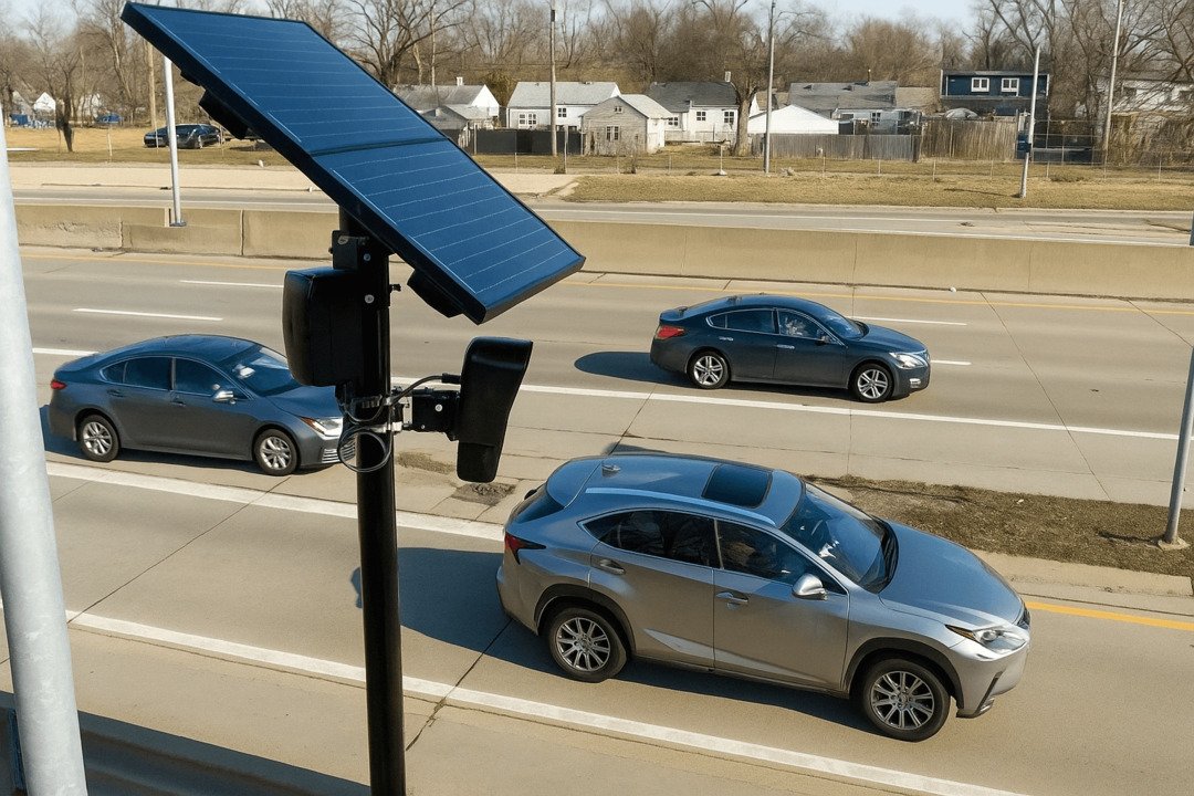 front license plate camera detection