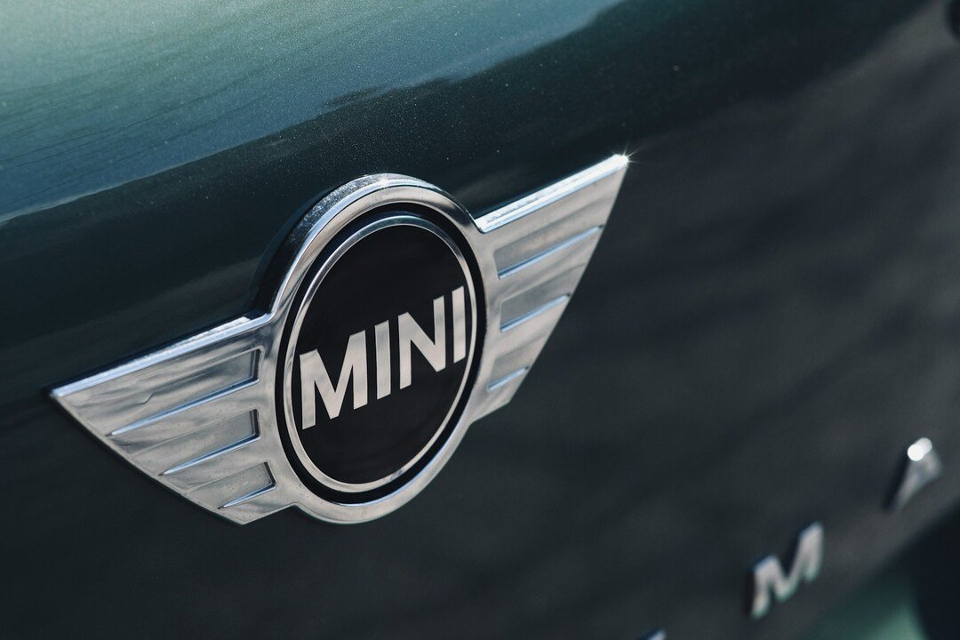 MINI logo on a car
