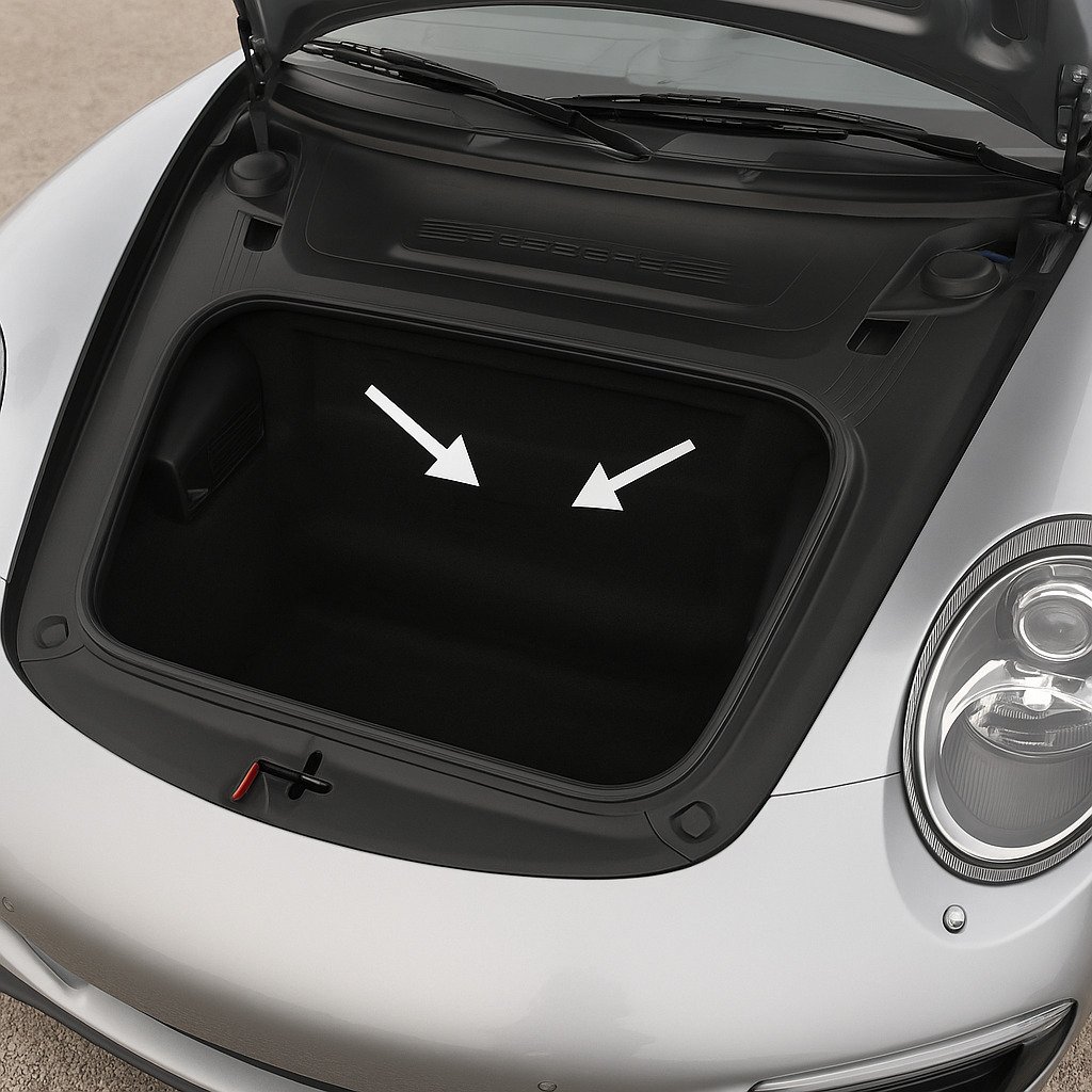 front trunk VIN location