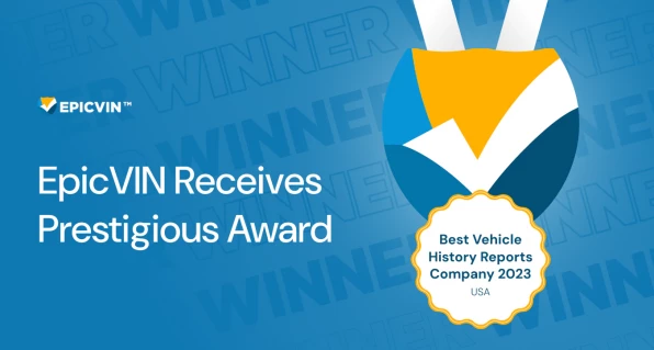 EpicVIN Receives Prestigious Award for Best Vehicle History Reports Company 2023 - USA