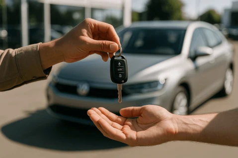 a process of car ownership change