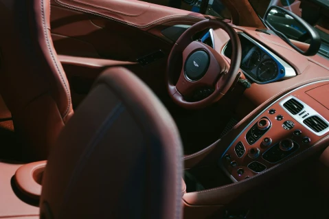 luxury features of the car's interior