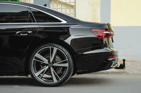 black Audi A6